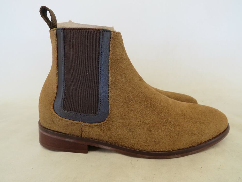 Thursday Womens Size 6 M Chelsea Brown Honey Suede Duchess Boots Ankle Bootie
